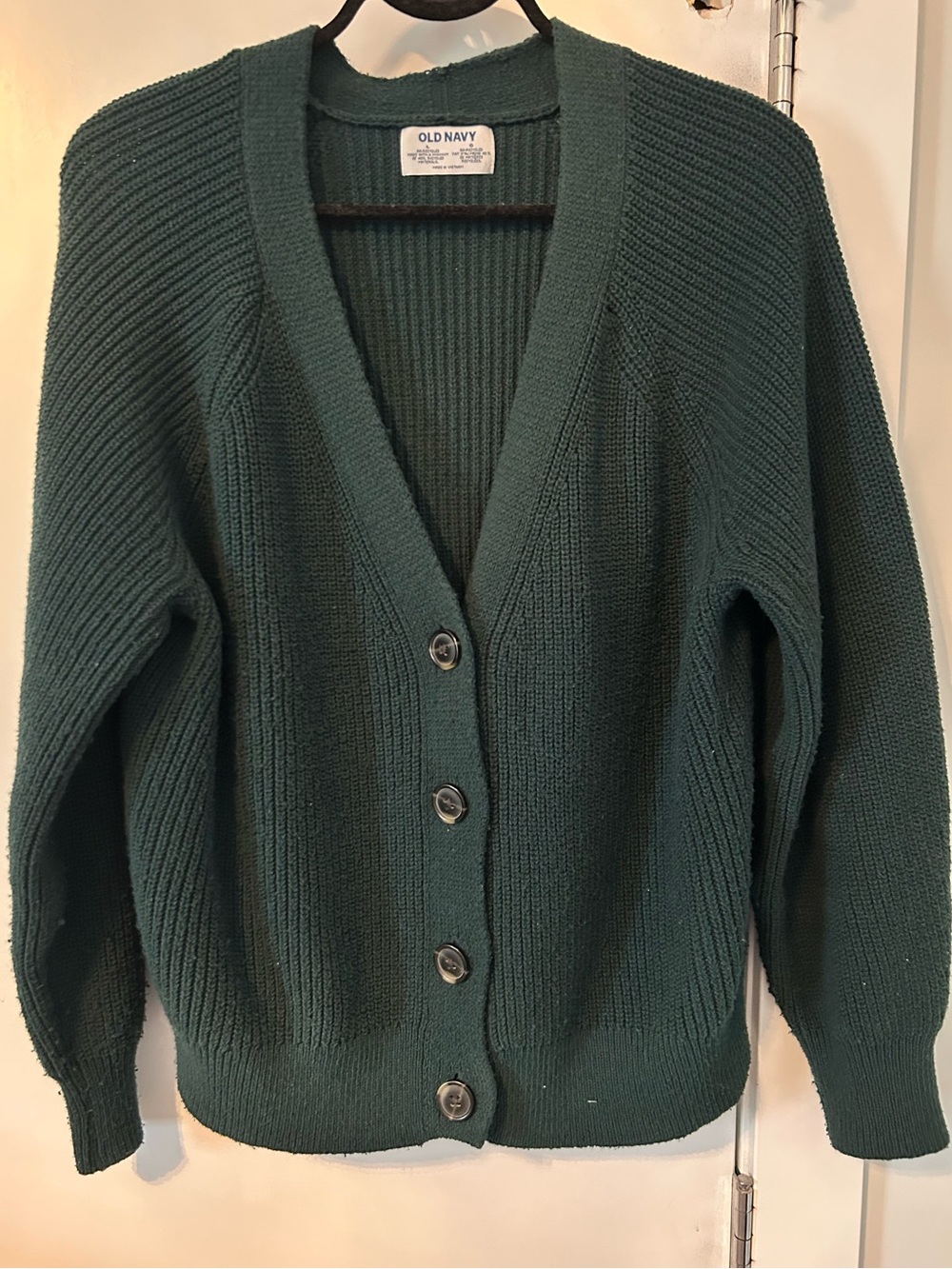 Old Navy Button-Up Ribbed Cardigan Sweater